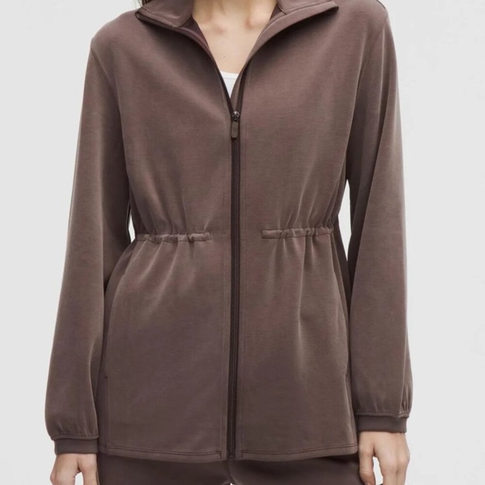 Lululemon Softstreme Cinch-Waist Full-Zip Jacket
